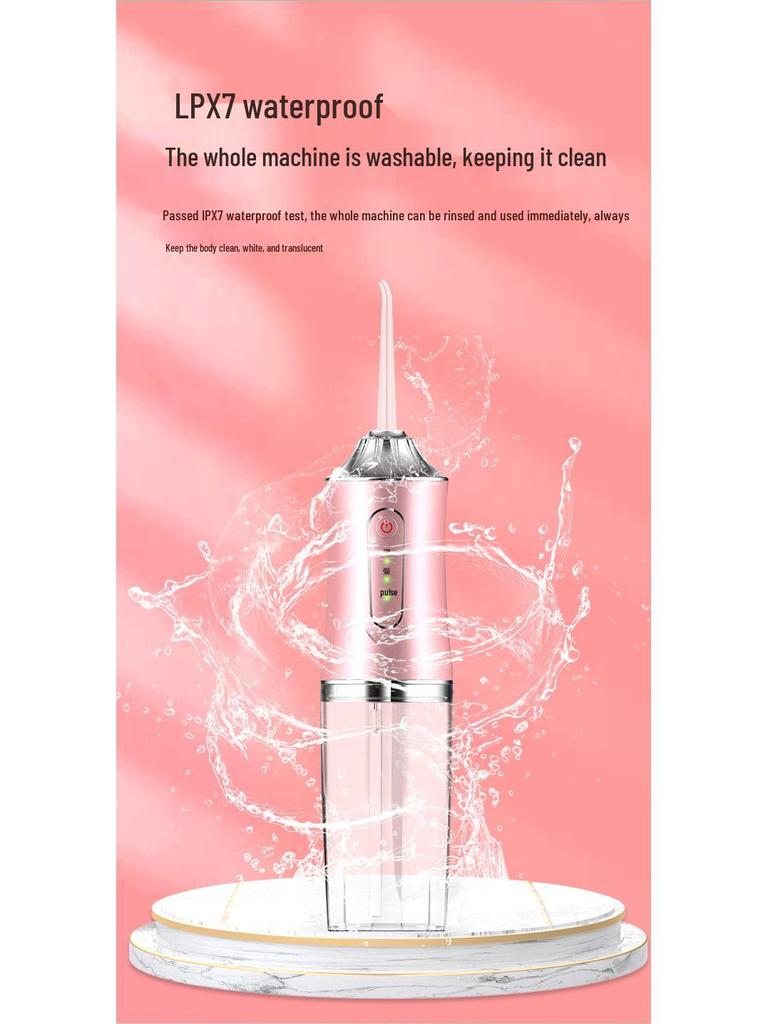 Portable Electric Oral Irrigator for Home Use, Ideal for Children with Orthodontics