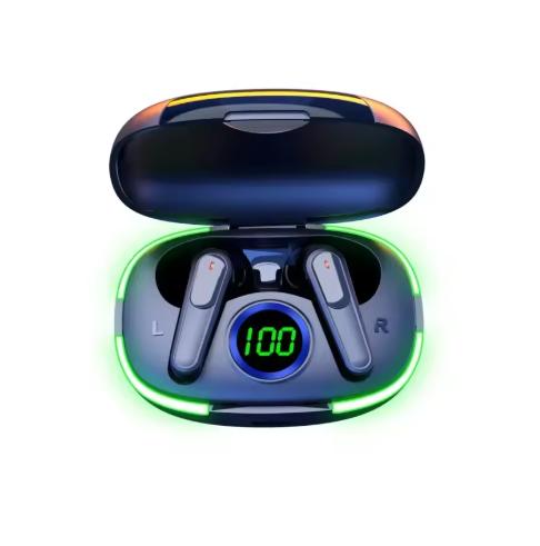 TWS Pro80 Bluetooth 5.3 Earphones In Ear HiFi Stereo Earphones with Microphone LED Display Touch Digital Display Sports Earphone