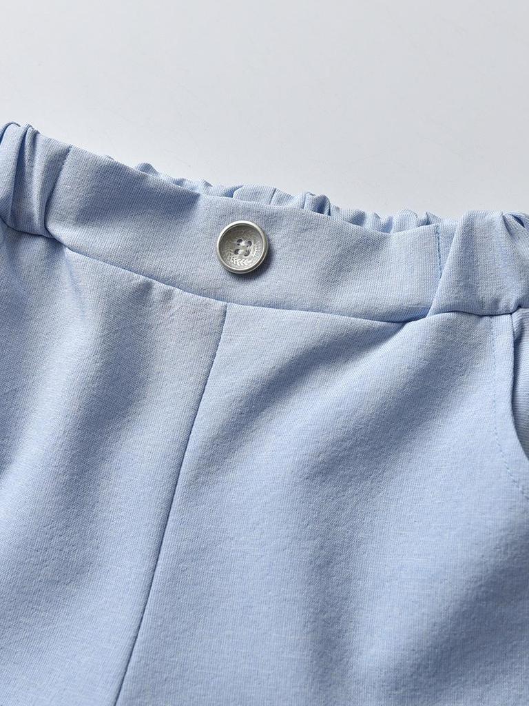 Completo estivo due pezzi per bambini piccoli stile britannico: Manica corta