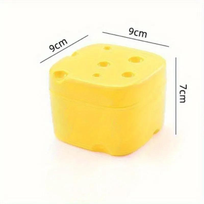 Kitchen fresh-keeping ABS flip cheese box Refrigerator fresh-keeping boxFood and snack packaging Cheese storage box B