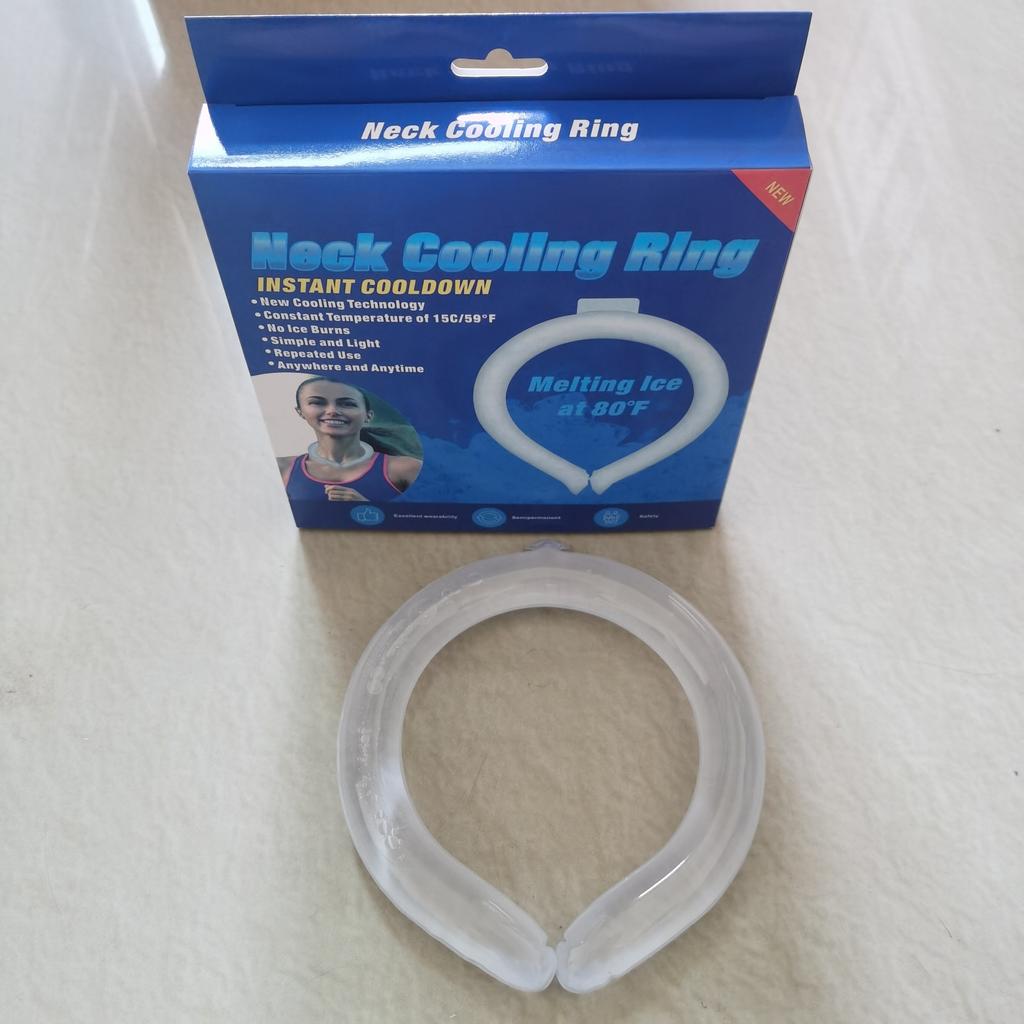 Summer Second-generation Ice Ring, Cold Ring Hanging Neck Cooling Ring, Outdoor Heatstroke Ice Neck Ring, Ice Collar, Cool Collar