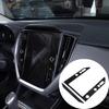 Glossy Piano Black Center Navigation Trim Sticker For Subaru Crosstrek 2024+