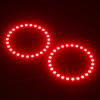 DC12V 10W 2 * 80MM RGB flerfarget LED Angel Eyes Halo Ring SMD5050 med fjernkontrolllysstyrke