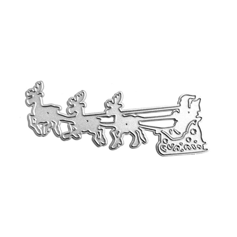 Christmas Deer Metal Cutting Dies Stencils for DIY Scrapbooking Decorative Embossing Paper Cards Template Decor Die Cuts