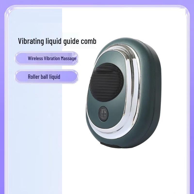 

Jiaxiu Rechargeable Vibrating Scalp Massager Comb with Essential Oil Roller