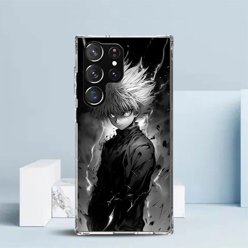 Huner X-Hunters Killua Soft Cover for Samsung Galaxy S25 Edge S26 S24 S23 Ultra Phone Case S22 S21 Plus S20 FE Print Pattern She