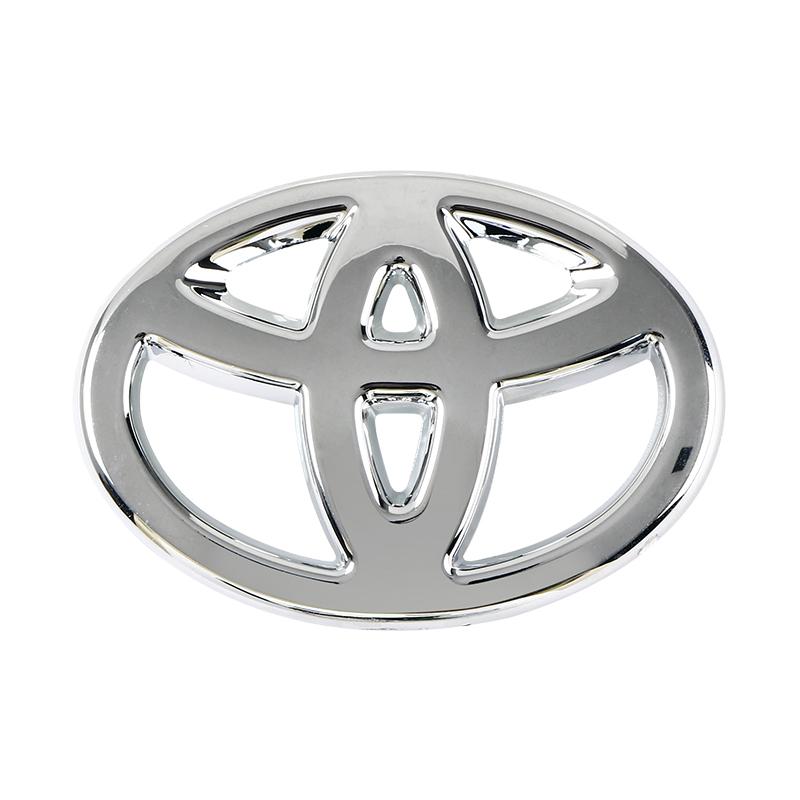 65X47MM Car Steering Wheel Center Emblem Logo Sticker For Toyota Corolla Yaris Aygo Prius RAV4 Crown CHR Camry Auris Verso
