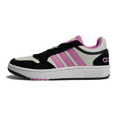 Hoops 3.0 Lifestyle Shoes 'Black White Pink' Women's Sneakers HP6907