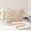 Elegant Feminine Crossbody Bag | Intricate White Patterns, Adjustable Strap For Dresses & Casual Outfits