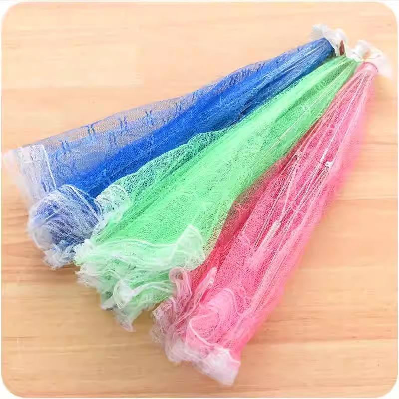 

62cm Lace Mesh Circular Folding Protective Cover for Leftovers Fly & Ant Repellent Table Umbrella Kitchen Accessories Reusable Diameter 60cm