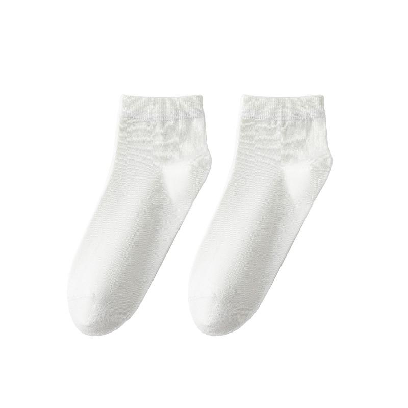 Men's Antibacterial and Deodorizing Long-fiber Cotton Short Socks with Good Breathability and Sweat Absorption, Anti-tear, and Bone-free.