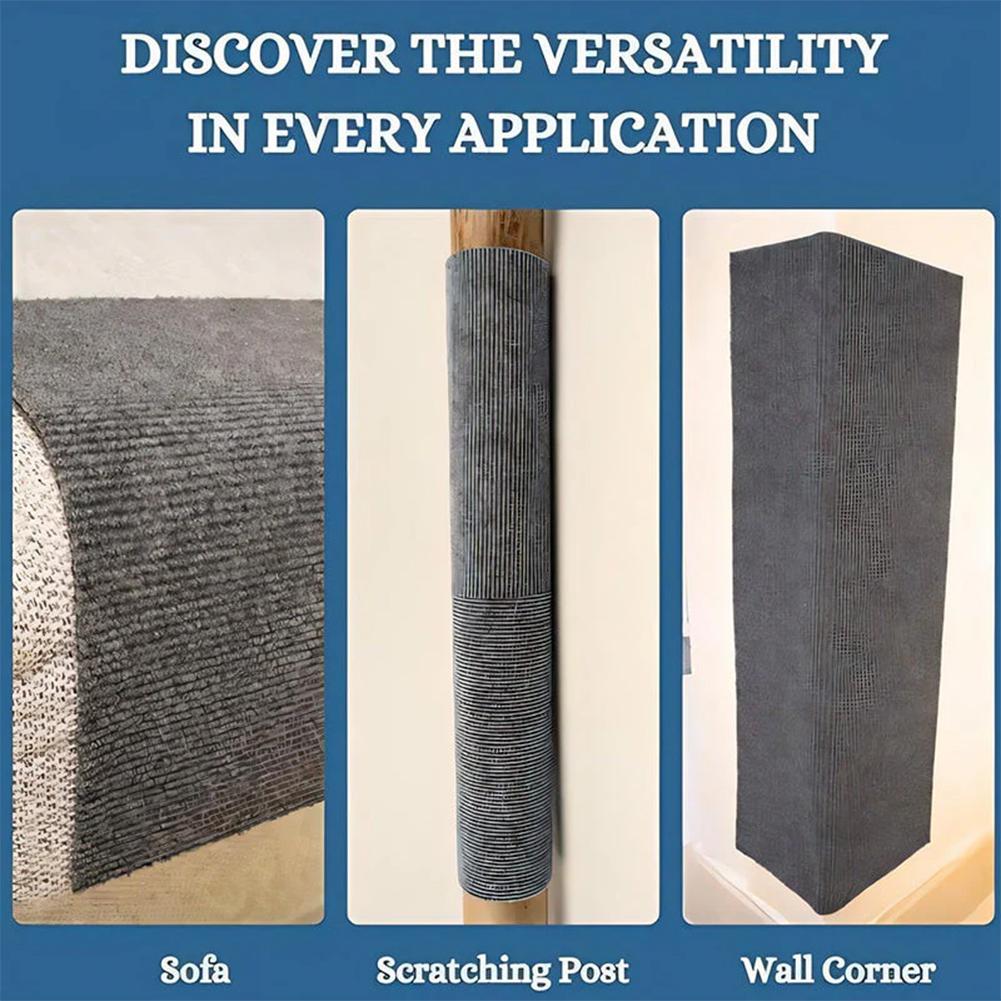 Cuttable Stripe Self-adhesive Cat Scratching Mats Wear-resistant Protective Sofa Mat Pet Cat Accessories