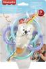 Fisher-Price Squeeze & Shake Chewy Sea Otter Baby Teething Toy Rattle for Ages 3 Months and Up (HJW12)
