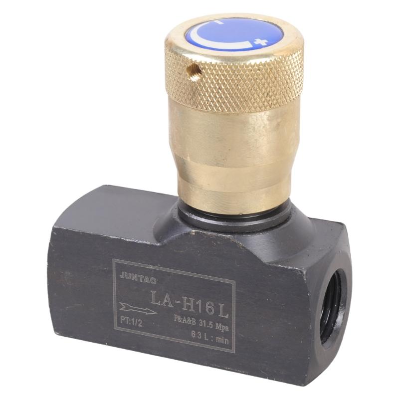 

Гідравлічні голчасті клапани контролю потоку 1/2 дюйма 3/8 дюйма порти Регульовані Герметичне ущільнення Регулюючі зворотні клапани Легко встановлювати