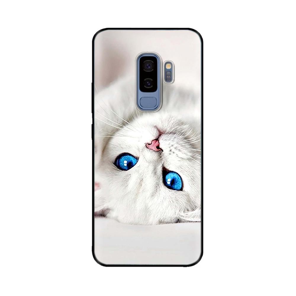 For Samsung Galaxy S9 Case Mobile Phone TPU Silicone Protective Cover for Samsung S9 Plus S9+ S 9 Back Cover Paintted Bumper