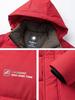 Men's Fleece-Lined Graphene Cotton Jacket, Warm Hooded and Cold-Resistant Winter Outerwear