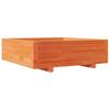 VidaXL Planter Wax Brown 80x80x26.5 Cm Solid Pine Wood, Outdoor Planter, Flower Box, Plant Box, 847310