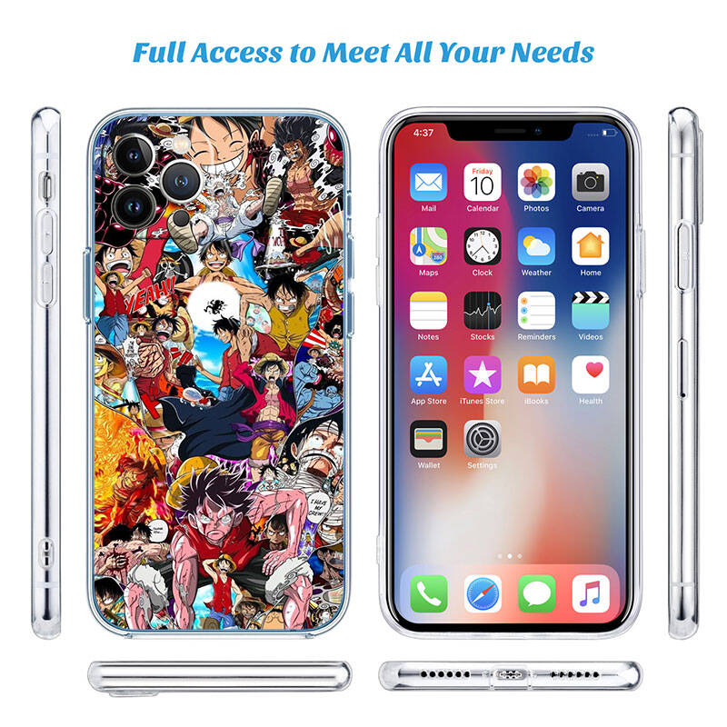 MH119 One Piece Luffy Case for Motorola E7 G6 G7 G8 G9 Plus Power Play G10 G20 G04 E30 E40 E22 E20 E13 E15 G22 G23 G05 G75 G35 G55