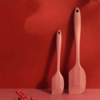 High Temperature Resistant Food Grade Silicone Soft Spatula Baking Cream Spatula Cake Spatula Mixing Tool Integrated Kneading