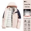 Women's 2024 Three-in-One Winter Hiking Windbreaker: Thickened, Warm, and Windproof Outdoor Jacket