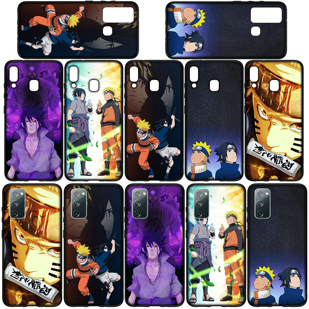 Phone Case for iPhone 17 15 16 Plus Redmi Note 14 12 11 13 Pro Max Huawei P30 P20 Lite OPPO A60 A40 A80 A18 A16 A54 Anime Uchiha Sasuke Naruto Cover