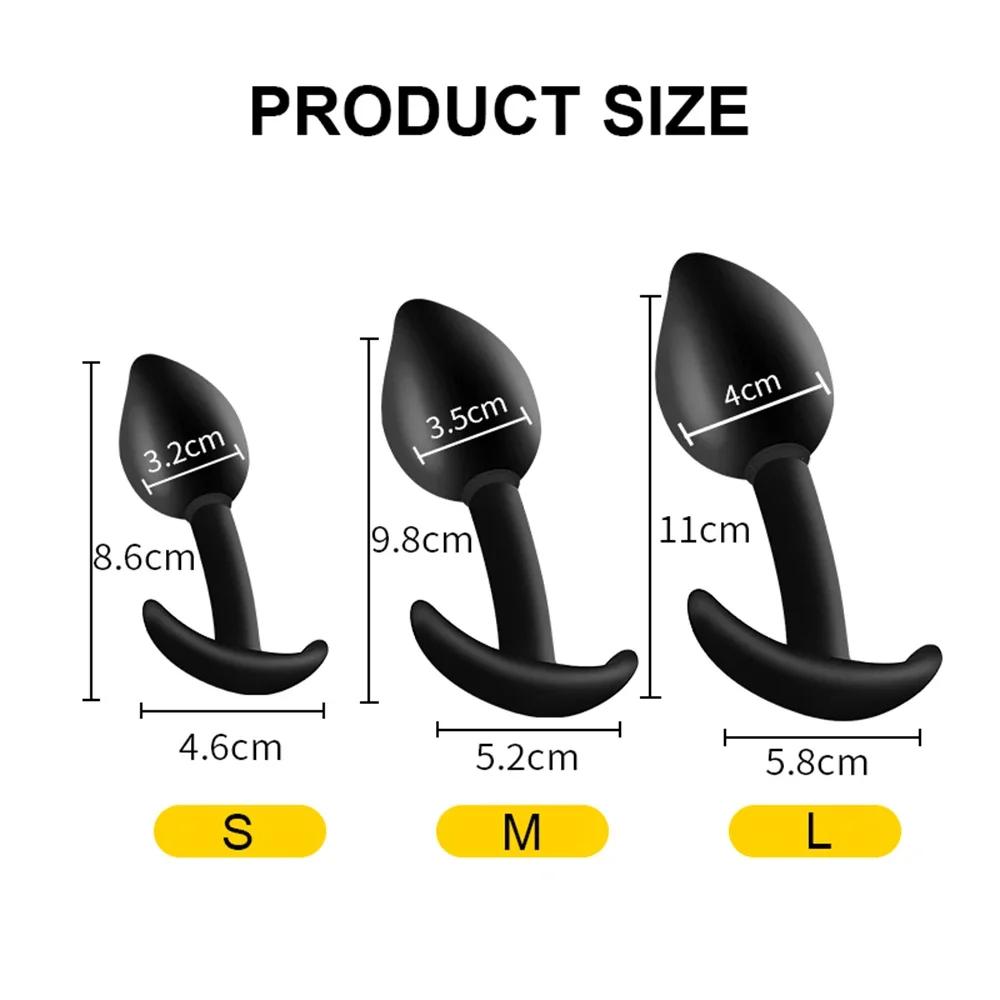Silikon Anal Butt Plug Tragbarer Stimulationsball Dildo Prostata Massage Penis G-Punkt Unisex Spielzeug Für Mann Frau Weiblich Sexshop