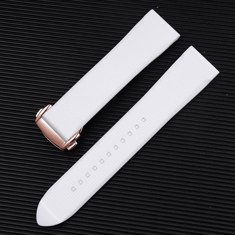 Watchband for Omega Seamaster 300 Speedmaster for 19mm 20mm 21 22mm Rubber Silicone Soft Waterproof and sweat proof Watch Strap