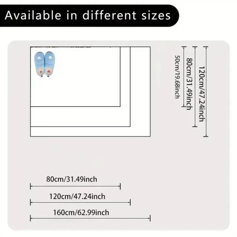 Covor Blocuri de Construcție 3D Covor Tridimensional Living Canapea Covoraș de Ușă Decorare Covoraș de Podea Antiderapant Decor Acasă