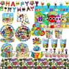 Gioco Caldo Incredibox Sprunki Decorazione Compleanno Sprunki Tovaglia Sprunki Topper Torta Piatto Bicchiere Palloncino Baby Shower Festa Bambino Gadget Festa