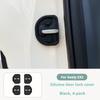 For Geely EX2 Car Door Lock Protection Cover Original Car Color Silicone Car Door Decorative Shock Absorber Sticker Accessories