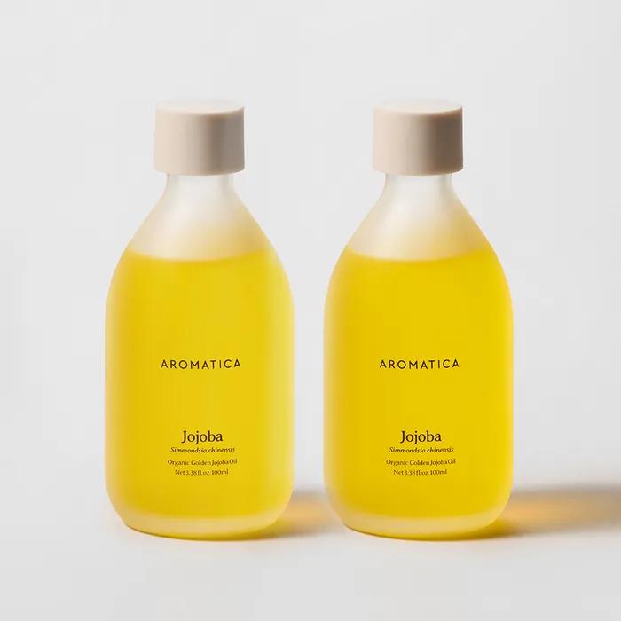 Organic Golden Jojoba Oil 100ML x 2 Bottles / Facial Oil, Body Oil (2 items) Organic Golden Jojoba Oil 100ml