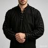 Men Gothic Long Sleeve Medieval Renaissance Shirt