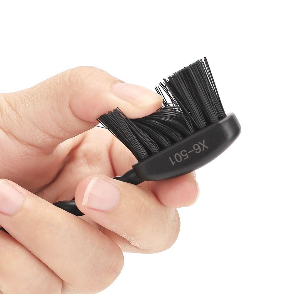 Foldable Eyebrow Brush Comb Double Headed Dust Brush Quick Hair Dye Applicator Brush  Daily Beauty