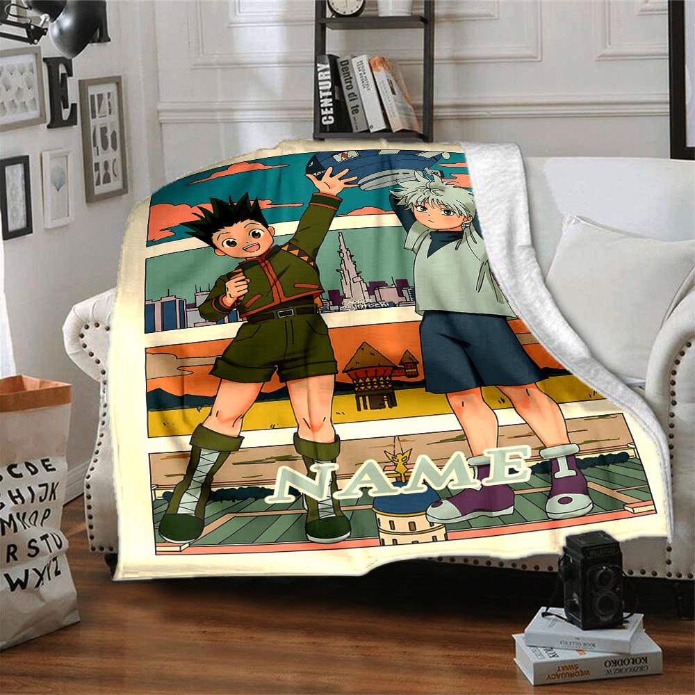 Custom 1pc Adventure Hunter World Blanket, Soft And Comfortable Blanket, Casual Warm, Camping Travel Blanket, Birthday Gift Q912134