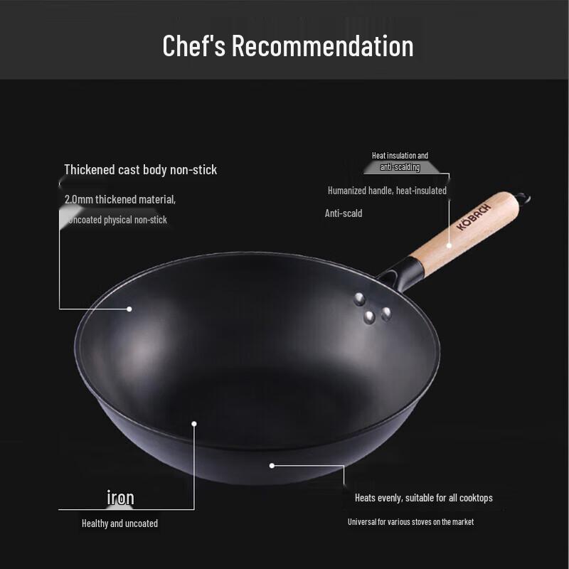 Kangbah Traditional Refined Iron Wok