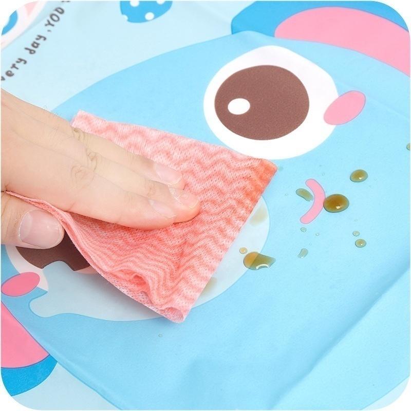 2pc/Set Cute Kids Chef Apron Sets Child Cooking Painting Waterproof Children Gowns Bibs Eating Clothes Drawing for Dinner