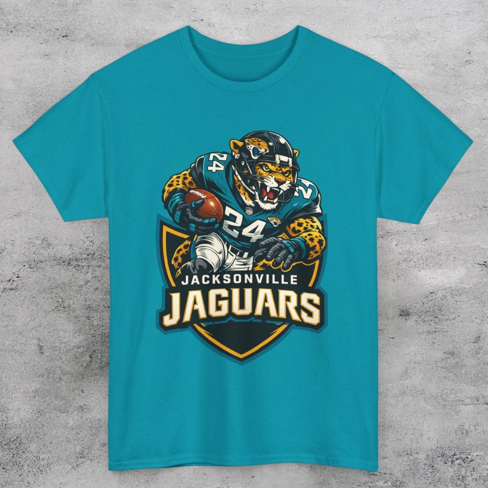 Jacksonville Jaguars Art STYLE LOGO UNISEX T Shirt Football Tee XXL