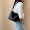 Chic And Trendy One Shoulder Nylon Tote Bag With Phone Pocket For Daily Use