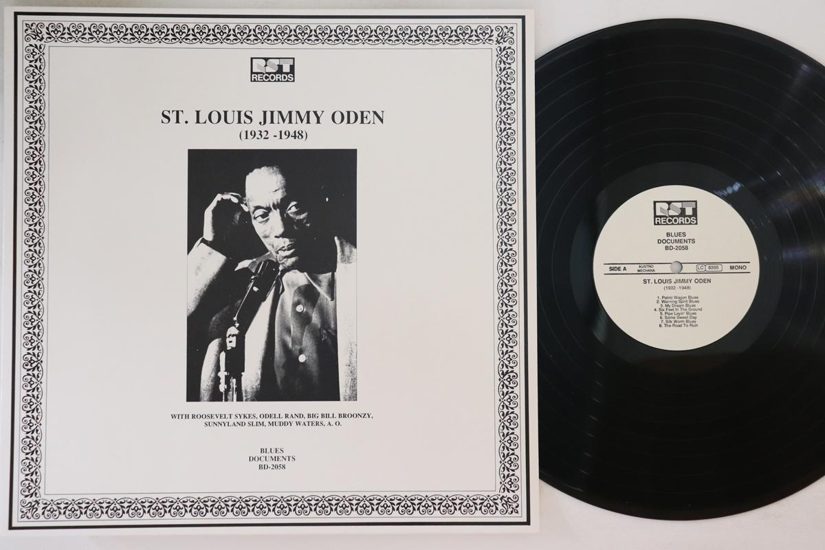 

LP Record ST LOUIS JIMMY ODEN - 1932-1948 BD2058 RST 1989 Austria Blues Used