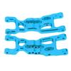 2pcs RC Aluminum Front Lower Suspension Arms for Losi  T 2.0 2  1Celsius18 RC Stadium Truck(Blue )