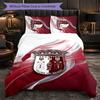 Braga FC Themed Bedding 3Pcs Duvet Cover Set Decorative Bed Linen For Teen Room Home Decoration