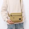 Men's Large Capacity Crossbody Bag Multi-Layer Canvas Shoulder Bag