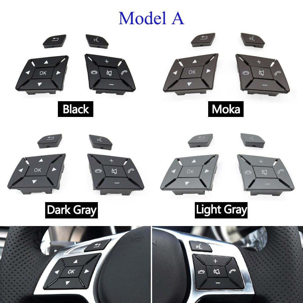 Buton de comandă pentru capacul volanului mașinii Buton multifuncțional pentru Mercedes Benz CE GLK Class W204 X204 W212 W218 W156 W246
