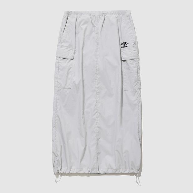 UMBRO Poprush Women'S Long Cargo Skirt Grey (Uq122Csk31)