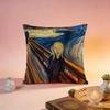 Trendige EEdvard Munch Kissenhülle Premium Hautfreundliche Kissenhülle Mehrzweck für Zuhause Büro Reisen