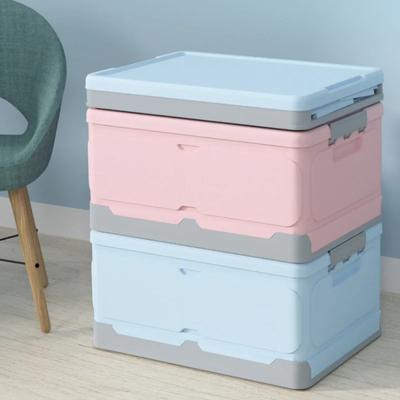 Boîte de Rangement Pliante Plastique Livre Jouet Grande Capacité Portable Conteneur Divers Voiture Organisateur Empilable Boîte de Rangement Organisateur