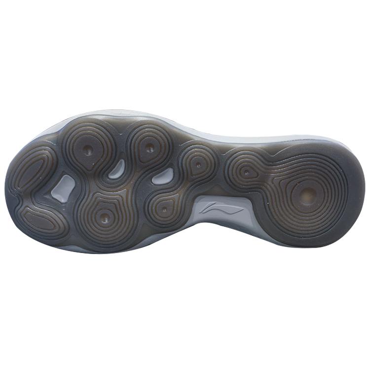 Li Ning Wujie Cushioning Abrasion Resistant Breathable High top Casual Shoes Unisex Black White AFPQ045-1