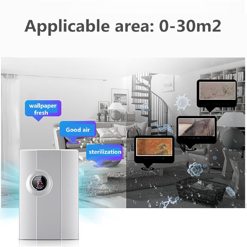 Air Dehumidifier Mini Air Dryer Temperature Moisture Display Semiconductor Desiccant Absorber Car Home Machine 2.2L