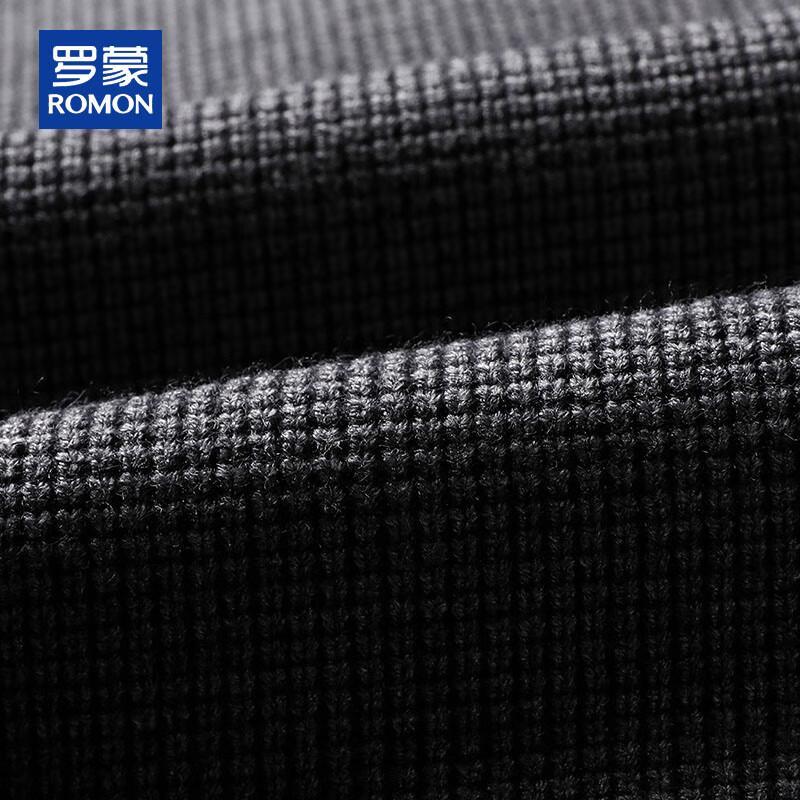 ROMON Men's Hooded Knit Cardigan Sweater