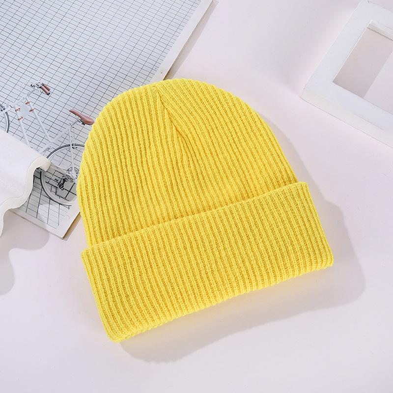Factory Beanie Hats Custom Logo High Quality Knitted Warm Winter Luxury for Women Beanie Hat